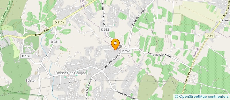 localisation de l'entreprise SCI FLOGUINE  BOISSET-ET-GAUJAC