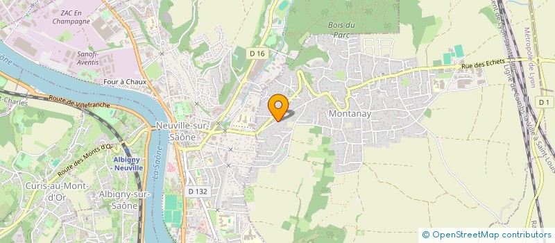 localisation de l'entreprise SCI FLOGUINICO  NEUVILLE-SUR-SAONE