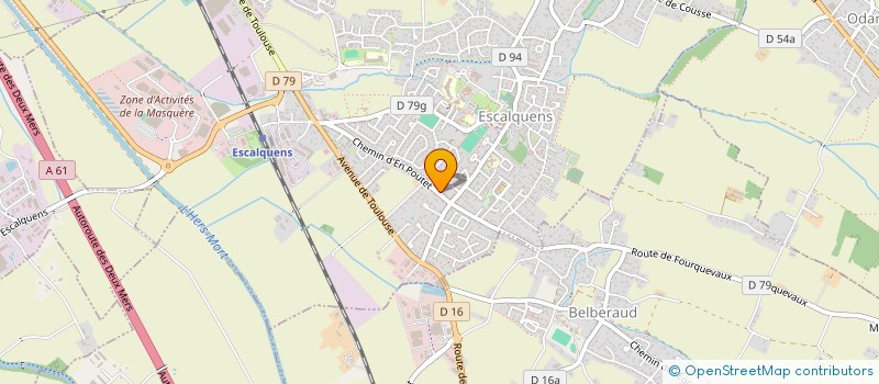 localisation de l'entreprise SCI FLOHEL  ESCALQUENS