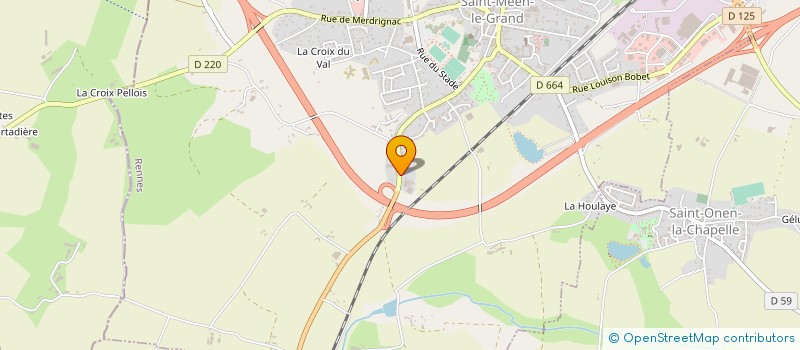 localisation de l'entreprise SCI FLOHELA  SAINT-MEEN-LE-GRAND