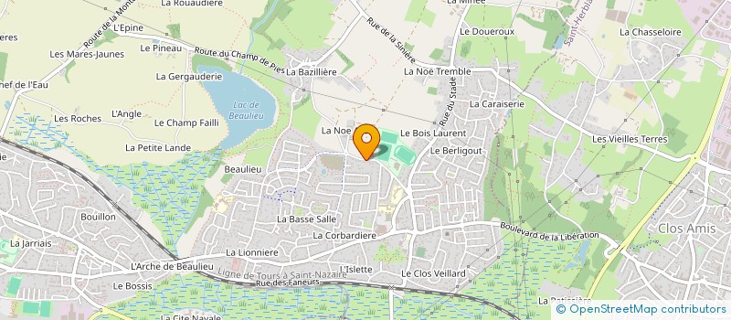 localisation de l'entreprise SCI FLOIC à COUERON