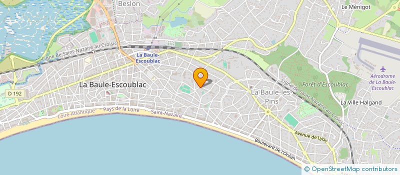 localisation de l'entreprise  SCI FLOISALEX  LA BAULE-ESCOUBLAC