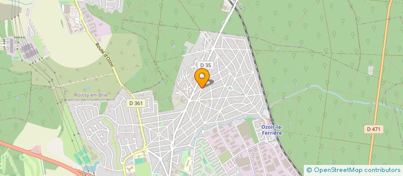 localisation de l'entreprise SCI FLOKHARNAL  OZOIR-LA-FERRIERE