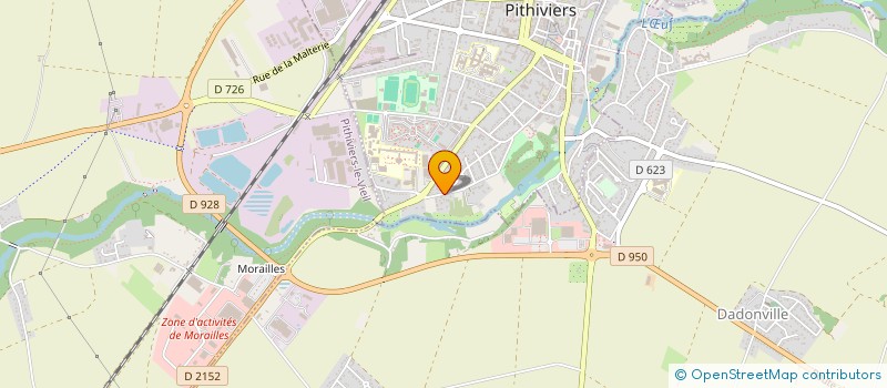 localisation de l'entreprise SCI FLOKITO  PITHIVIERS