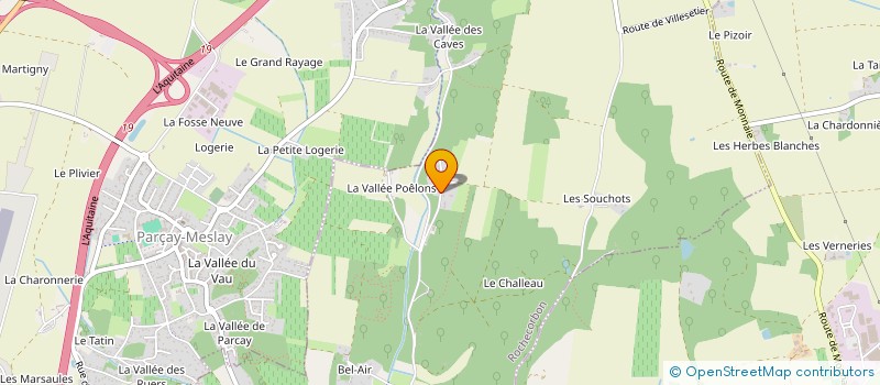 localisation de l'entreprise SCI FLOLA à ROCHECORBON