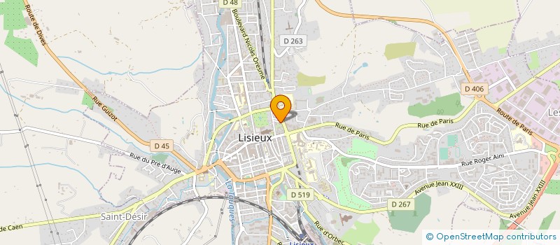 localisation de l'entreprise SCI FLOLIO à LISIEUX