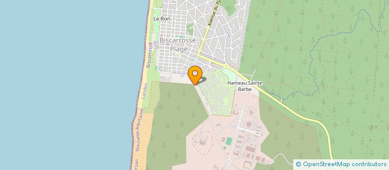 localisation de l'entreprise SCI FLOLO  BISCARROSSE