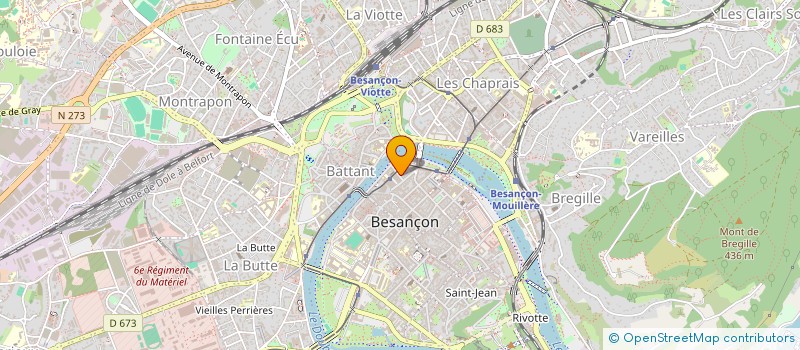 localisation de l'entreprise SCI FLOLUMA  BESANCON