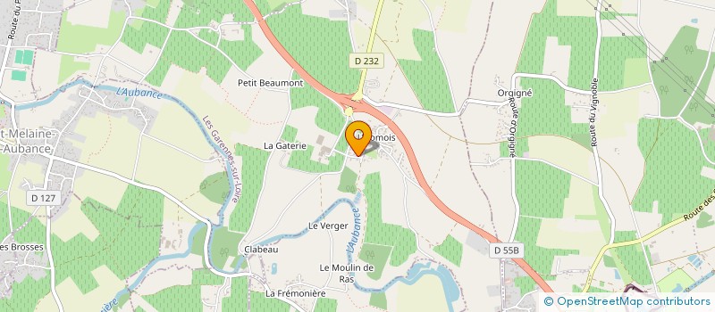 localisation de l'entreprise SCI FLOM MENENTEAU  LES GARENNES SUR LOIRE