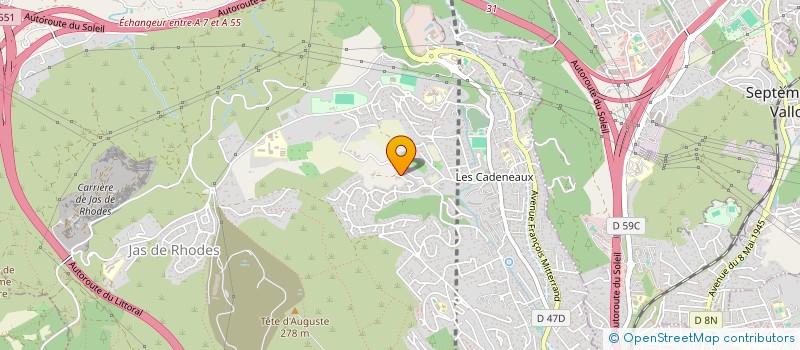 localisation de l'entreprise SCI FLOMAN à LES PENNES-MIRABEAU