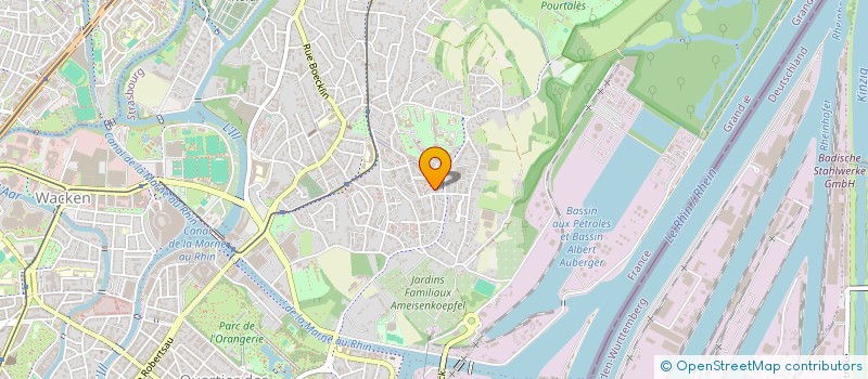 localisation de l'entreprise SCI FLOMARINE  STRASBOURG