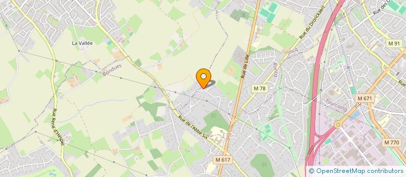 localisation de l'entreprise SCI FLOMAT à RONCQ