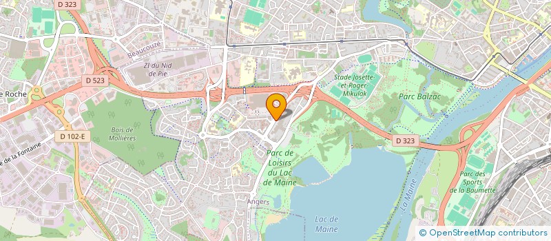localisation de l'entreprise SCI FLOMAX à ANGERS