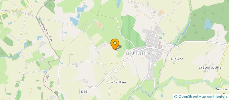 localisation de l'entreprise SCI FLOMAX  MAUGES-SUR-LOIRE