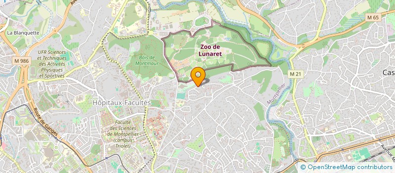 localisation de l'entreprise SCI FLOMELBA à MONTPELLIER