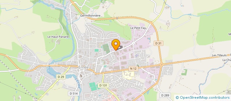 localisation de l'entreprise SCI FLONAT  ERNEE