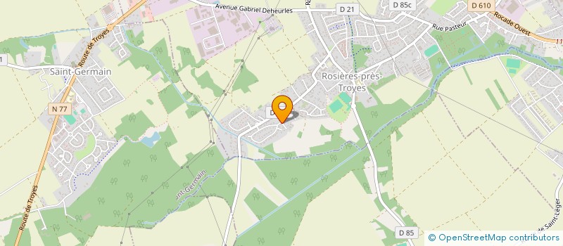 localisation de l'entreprise SCI FLOO  ROSIERES-PRES-TROYES