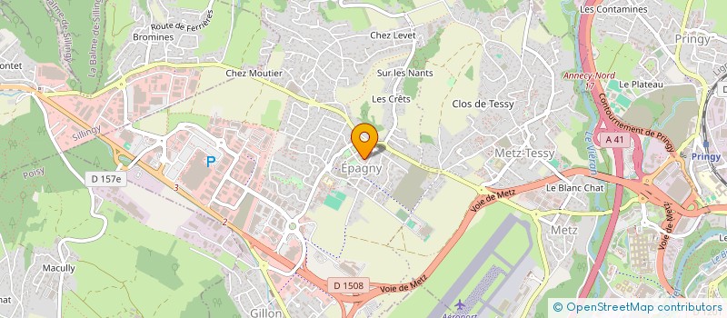 localisation de l'entreprise SCI FLOPAL  EPAGNY METZ-TESSY