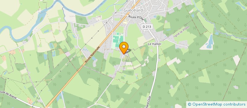 localisation de l'entreprise SCI FLOPAS  GUECELARD