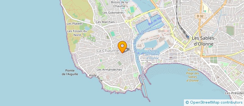 localisation de l'entreprise SCI FLOPAT 85 à LES SABLES D'OLONNE