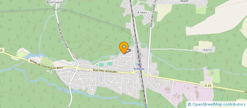 localisation de l'entreprise SCI FLOPHINE  YCHOUX