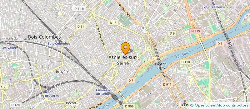 localisation de l'entreprise SCI FLOPI à ASNIERES-SUR-SEINE