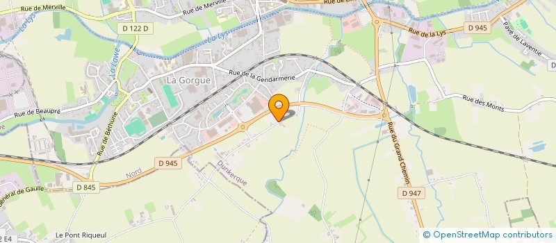 localisation de l'entreprise SCI FLOPY à LA GORGUE
