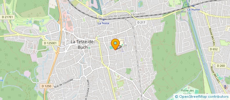 localisation de l'entreprise SCI FLOQUET ET CIE  LA TESTE-DE-BUCH
