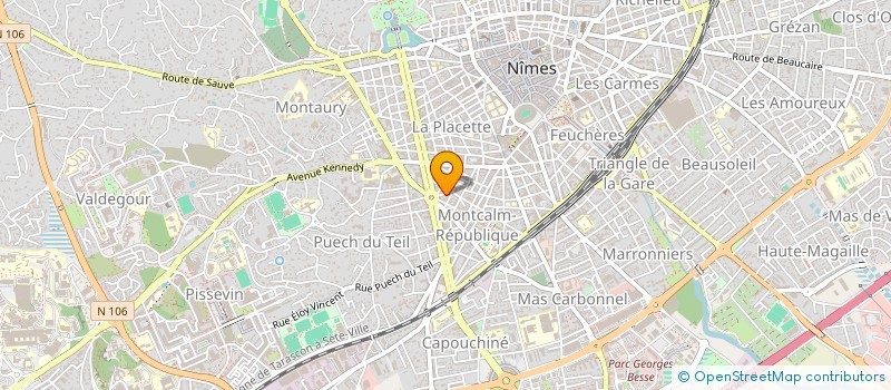 localisation de l'entreprise SCI FLOR 28 à NIMES