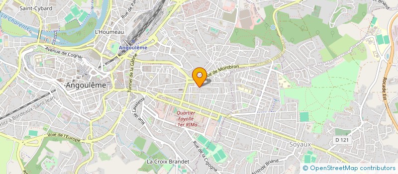 localisation de l'entreprise SCI FLOR DE IZOTE à ANGOULEME