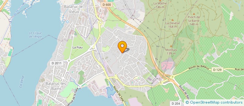 localisation de l'entreprise SCI FLORA  BALARUC-LES-BAINS