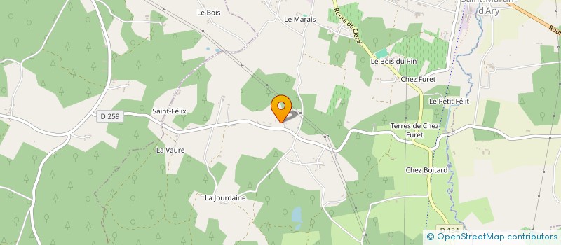 localisation de l'entreprise SCI FLORA  ORIGNOLLES