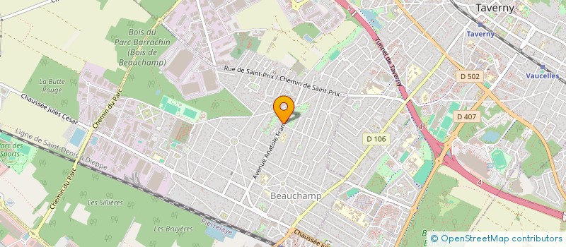 localisation de l'entreprise SCI FLORA  BEAUCHAMP