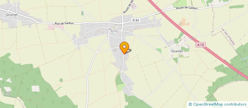 localisation de l'entreprise SCI FLORA  AILLY