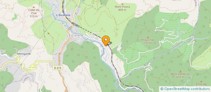 localisation de l'entreprise SCI FLORA  CONTES