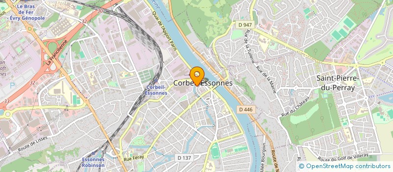 localisation de l'entreprise SCI FLORA à CORBEIL-ESSONNES