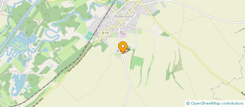 localisation de l'entreprise SCI FLORA  RIBEMONT