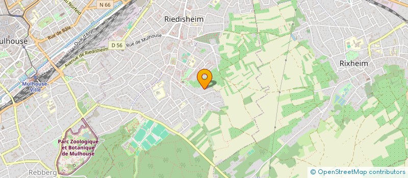 localisation de l'entreprise SCI FLORAL  RIEDISHEIM