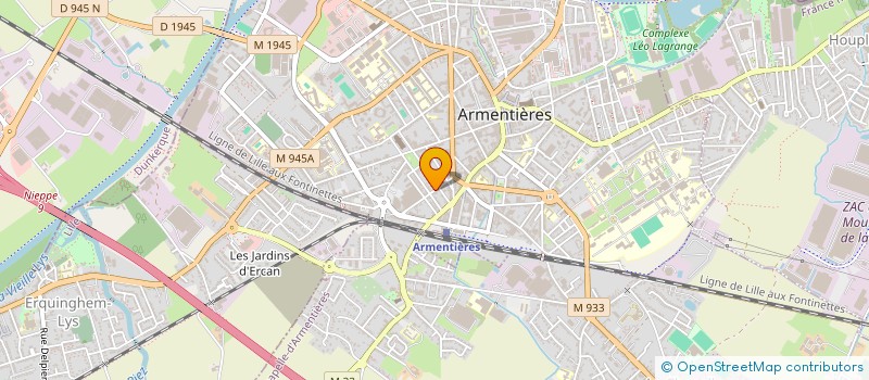 localisation de l'entreprise SCI FLORALIE  ARMENTIERES