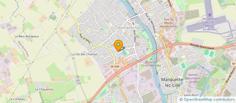 localisation de l'entreprise SCI FLORALIES  WAMBRECHIES