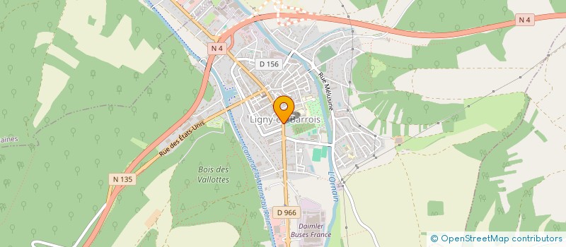 localisation de l'entreprise SCI FLORALINE à LIGNY-EN-BARROIS