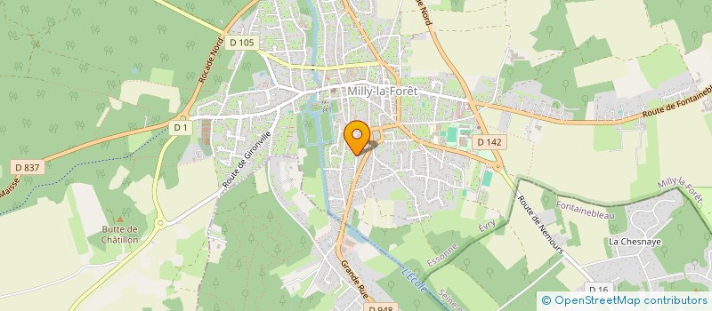 localisation de l'entreprise SCI FLORALINE à MILLY-LA-FORET