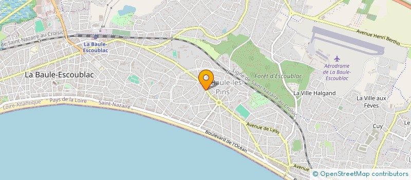 localisation de l'entreprise SCI FLORALY  LA BAULE-ESCOUBLAC