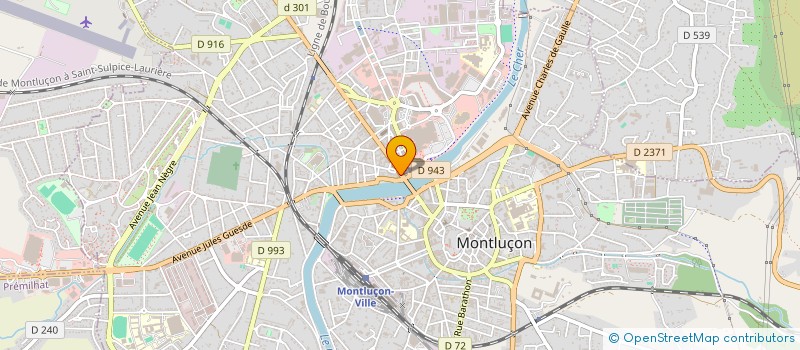 localisation de l'entreprise SCI FLORALYS  MONTLUCON