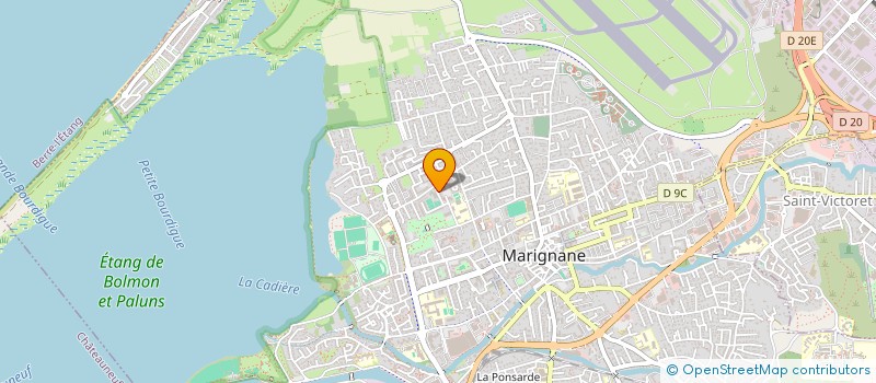localisation de l'entreprise SCI FLORAM  MARIGNANE