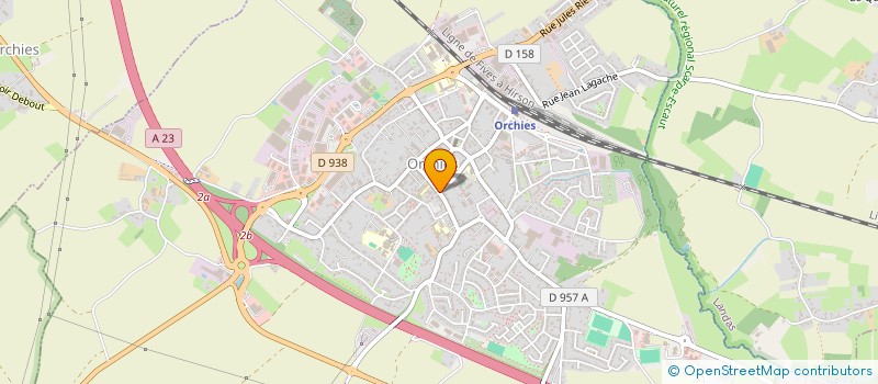 localisation de l'entreprise SCI FLORAMBRE  ORCHIES