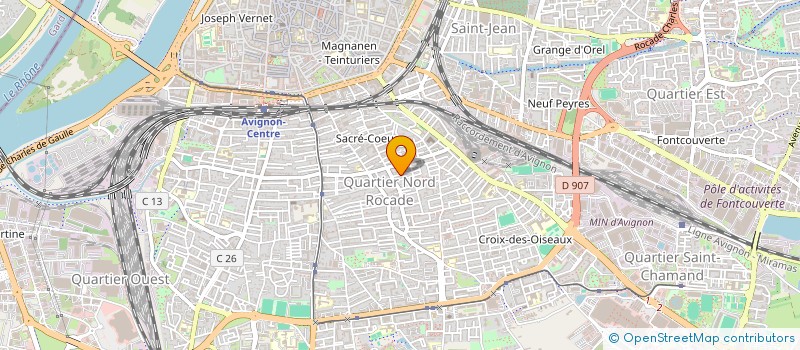 localisation de l'entreprise SCI FLORAMED  AVIGNON