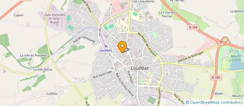 localisation de l'entreprise SCI FLORAMIS à LOUDEAC