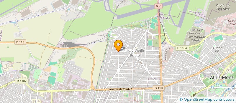 localisation de l'entreprise SCI FLORANA à PARAY-VIEILLE-POSTE