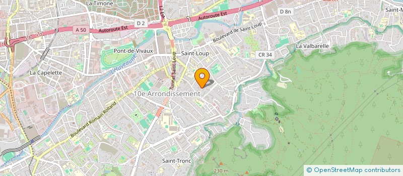 localisation de l'entreprise SCI FLORANE  MARSEILLE